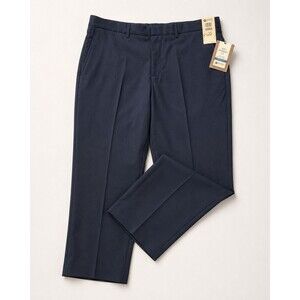 Haggar Men’s 38x30 Navy Travel Performance Suit Pants Tailored Fit NWT